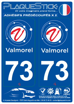 73 -Valmorel PlaqueStick
