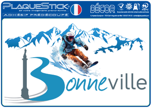 74 -Bonneville "Décor" PlaqueStick