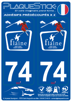 74 -Flaine PlaqueStick