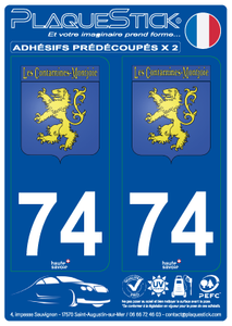 74 -Les Contamines-Montjoie "Coat of Arms"