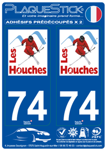 74 -Les Houches PlaqueStick