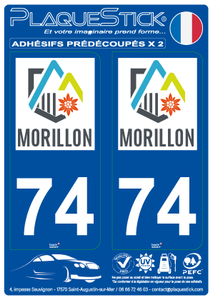 74 -Morillon "Officiel" PlaqueStick
