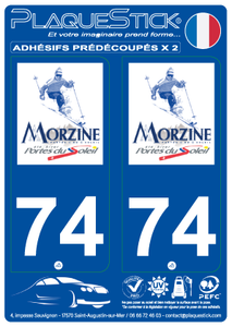 74 -Morzine PlaqueStick