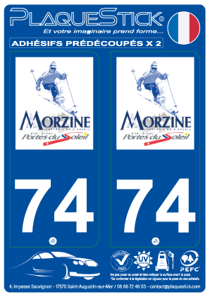 74 -Morzine PlaqueStick