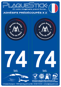 74 -Morzine-Avoriaz PlaqueStick