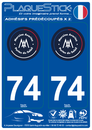 74 -Morzine-Avoriaz PlaqueStick