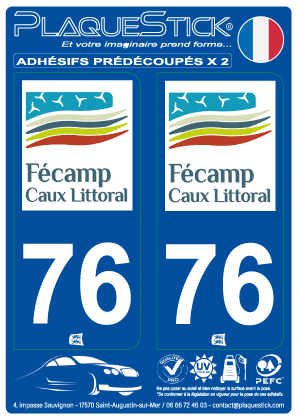 76 -Fécamp PlaqueStick
