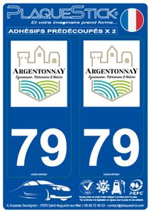 79 -Argentonnay PlaqueStick