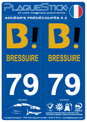 79 -Bressuire PlaqueStick