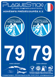 79 -Neuil-les-Aubiers "Neuillaubiers FC" PlaqueStick