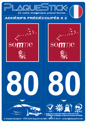 80 -Somme PlaqueStick