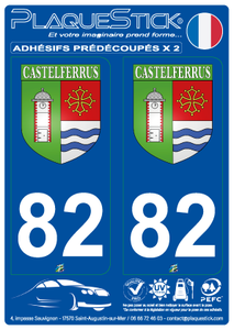 82 -Castelferrus "Blason"