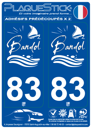 83 -Bandol PlaqueStick