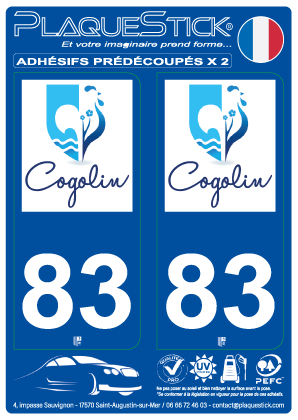 83 -Cogolin PlaqueStick