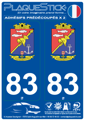 83 -Saint-Mandrier-sur-Mer PlaqueStick