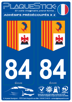 84 -Sud-PACA PlaqueStick