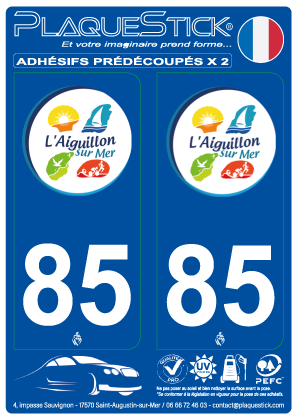 85 -L'Aiguillon-sur-Mer PlaqueStick