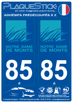 85 -Notre-Dame-de-Monts PlaqueStick