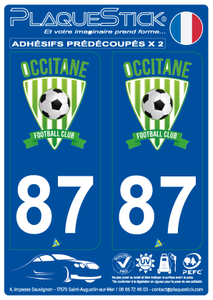 87 -Magnac-Bourg "Occitane" FC PlaqueStick