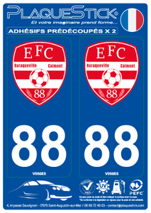 88 -Baraqueville-Calmont "Entente" FC PlaqueStick