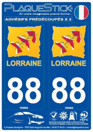 88 -Lorraine PlaqueStick