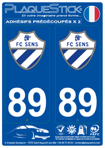 89 -Sens "Football Club" PlaqueStick