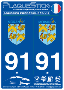 91 -Morangis PlaqueStick