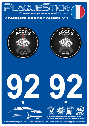 92 -ACCS 92 PlaqueStick