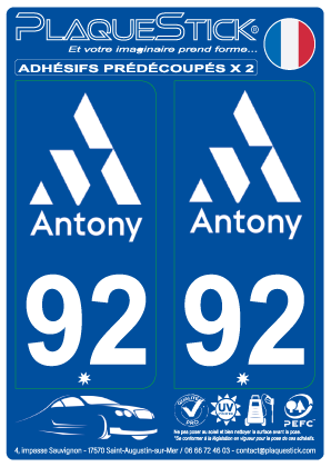 92 -Antony PlaqueStick