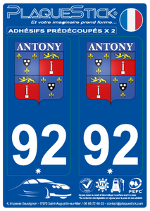 92 -Antony "Blason" PlaqueStick