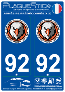 92 -Boulogne-Billancourt "AC" Basket PlaqueStick