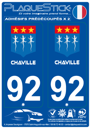 92 -Chaville PlaqueStick
