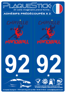 92 -Chaville "Handball" PlaqueStick