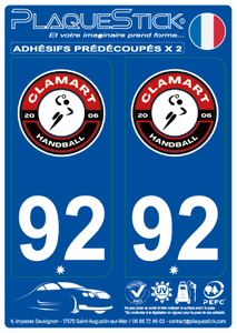 92 -Clamart "Handball" PlaqueStick