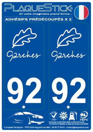 92 -Garches PlaqueStick