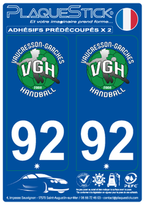 92 -Garches - Vaucresson "Handball" PlaqueStick