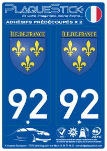 92 -Île-de-France "Blason"