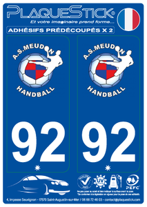 92 -Meudon "AS" Hand Ball PlaqueStick