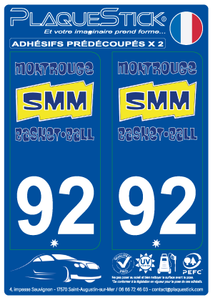 92 -Montrouge "Stade Multisports" Basket Ball PlaqueStick