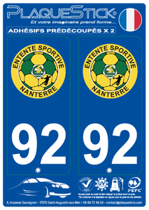 92 -Nanterre "Entente" PlaqueStick