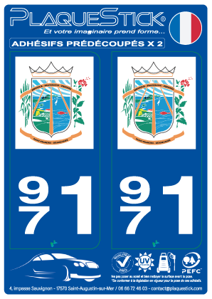 971 -Saint-François PlaqueStick