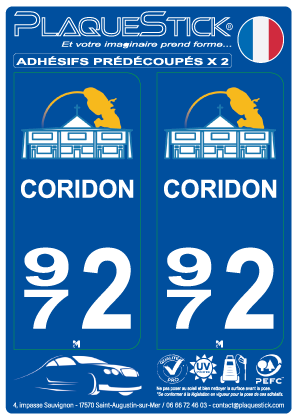 972 -Le Coridon PlaqueStick