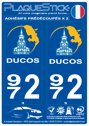 972 -Ducos PlaqueStick