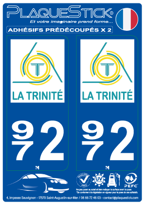 972 -La Trinité PlaqueStick