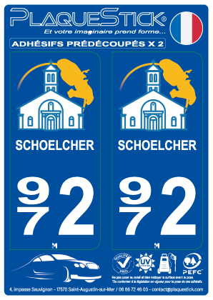 972 -Schoelcher PlaqueStick