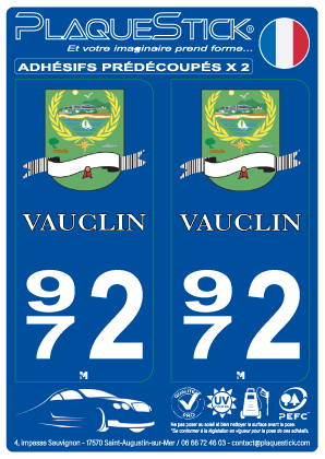 972 -Vauclin PlaqueStick