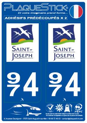 974 -Saint-Joseph PlaqueStick
