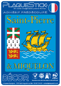 975 -Saint-Pierre-&-Miquelon "Drapeau" Décor, A6
