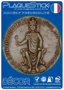 Philippe II-Auguste "Sceau" PlaqueStick