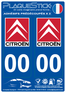Citroën "1985" PlaqueStick